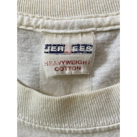 Vintage JERZEES Gibson Guitar ONKYO Stereo T shirt Mens M L 1990s Y2K RARE! - Picture 6 of 9